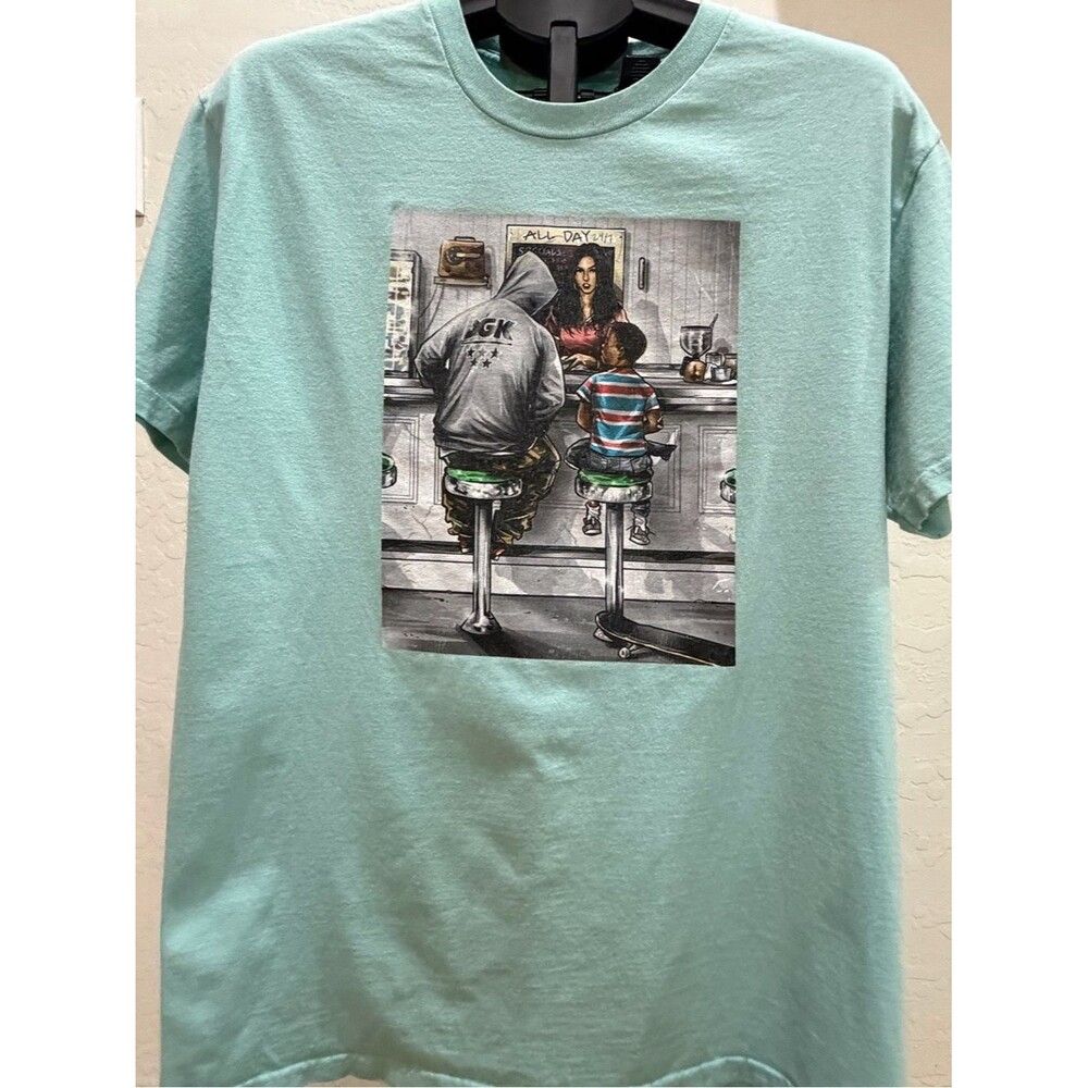 DGK (Dirty Ghetto Kids) “All Day 24/7” graphic T-shirt